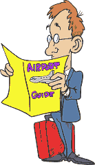 Man with Airport Map