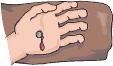 Nail Pierced Hand
