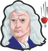 Sir Isaac Newton and his Apple